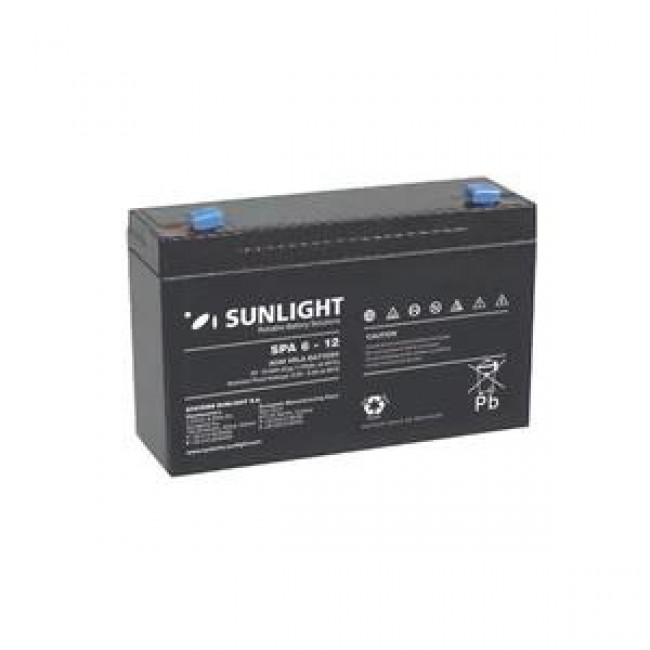 Sunlight Μπαταρία Μολύβδου SPA  6V 12Ah