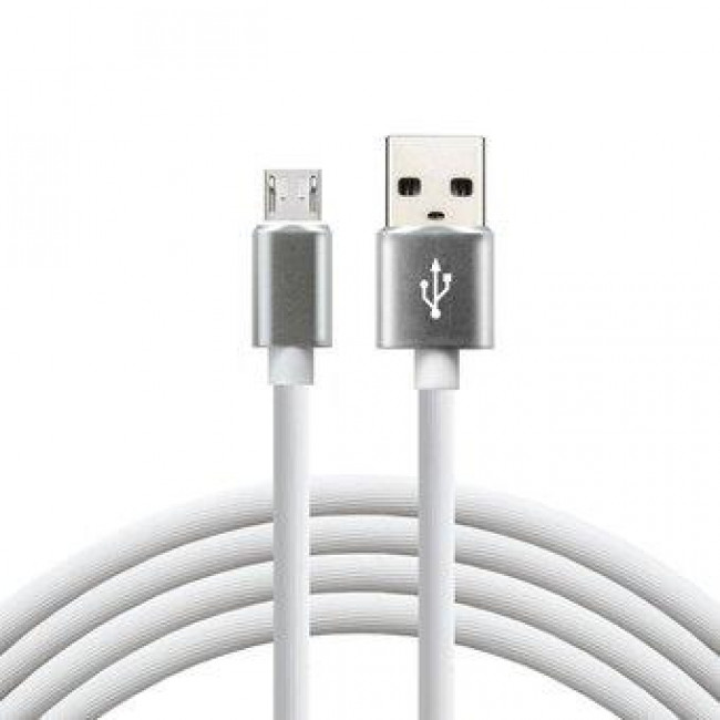 everActive Καλώδιο USB - micro USB 2.4A 1m Λευκό (CBS-1MW)