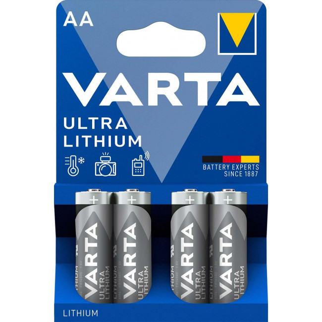 Varta Ultra Μπαταρία Λιθίου FR06 / AA 1.5V 4τμχ (06106 301 404)