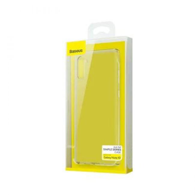 Baseus Simple Series Anti-Fall Θήκη για Samsung Galaxy Note 10 Διάφανο (ARSANOTE10-02)