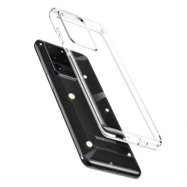 Baseus Simple Series Anti-Fall Θήκη για Samsung Galaxy S20 Ultra Διάφανο (ARSAS20U-02)
