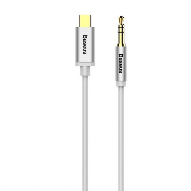 Baseus Yiven M01 USB-C (m) - 3.5mm Jack (m) Cable 1.2m White (CAM01-02)