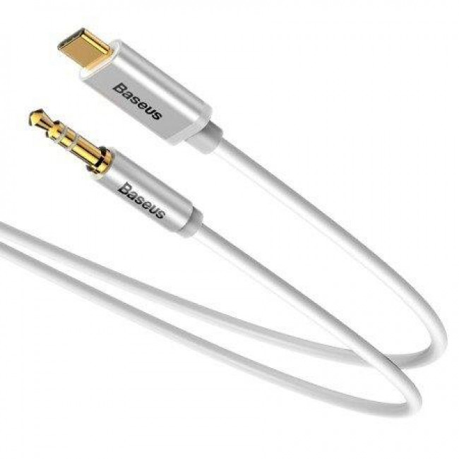 Baseus Yiven M01 USB-C (m) - 3.5mm Jack (m) Cable 1.2m White (CAM01-02)
