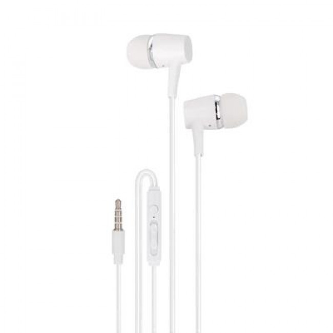maXlife MXEP-02 Ενσύρματα Ακουστικά Λευκό