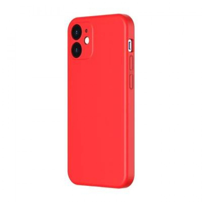 Baseus Liquid Θήκη Προστασίας Σιλικόνης για iPhone 12 mini Κόκκινο (WIAPIPH54N-YT09)