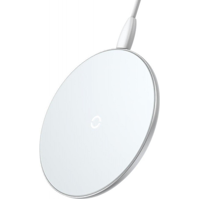 Baseus Simple Qi Ασύρματος Φορτιστής 10W Λευκό (CCALL-JK02)