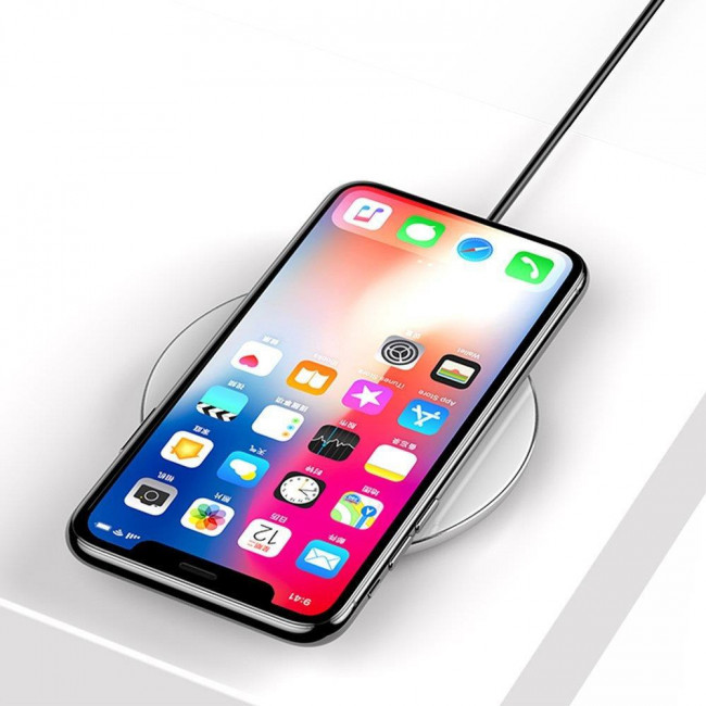 Baseus Simple Qi Ασύρματος Φορτιστής 10W Λευκό (CCALL-JK02)