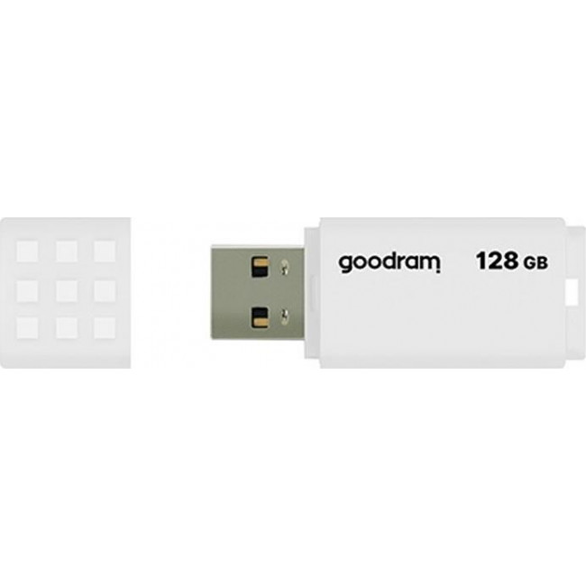 GoodRam UΜΕ2 128GB USB 2.0 Λευκό (UME2-1280W0R11)