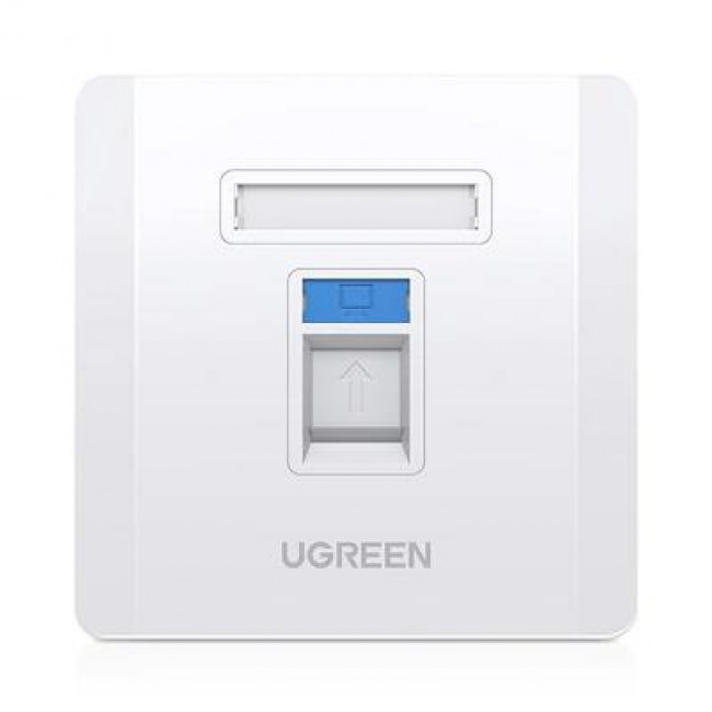 Ugreen NW144 RJ45 Socket White (80180)