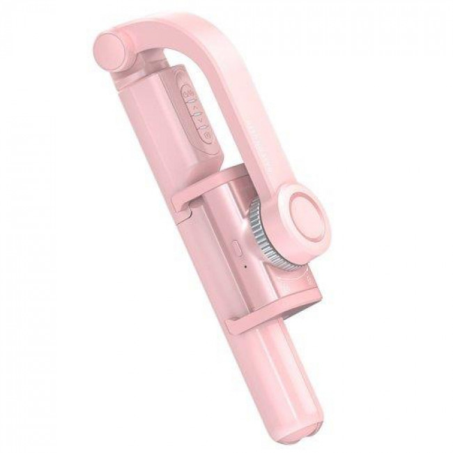 Baseus Lovely Selfie Stick Τρίποδο με Σταθεροποιητή και Bluetooth Τηλεχειριστήριο Ροζ (SULH-04)