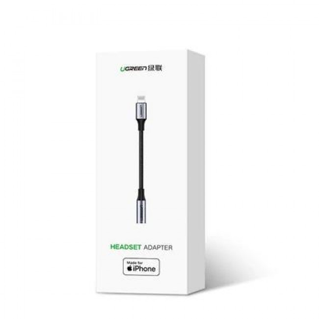 Ugreen US211 Audio Adapter Mini Jack 3,5mm Female To Lightning 10cm (30756)