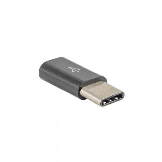 Akyga USB 2.0 Μετατροπέας USB-C Αρσενικό - micro USB-B Θυληκό Μαύρο (AK-AD-46)