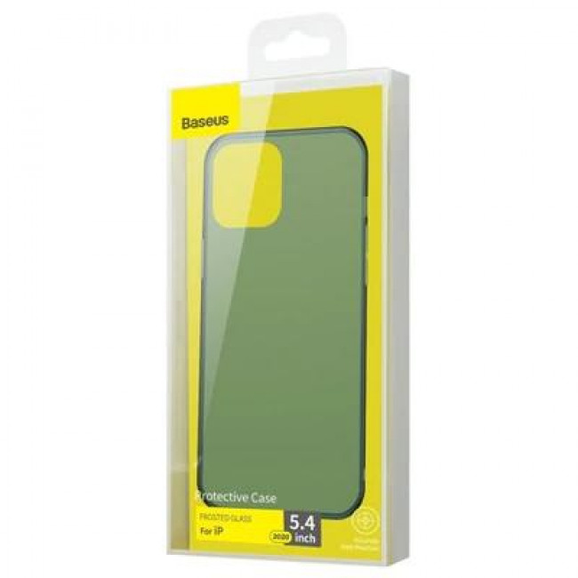 Baseus Frosted Glass Θήκη Προστασίας για iPhone 12 mini Πράσινο (WIAPIPH54N-WS06)