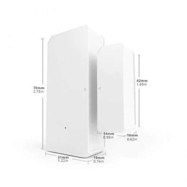 Sonoff DW2 Wi-Fi Wireless Door/Window Sensor Λευκό