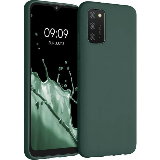 OEM Matt TPU Case for Samsung A02S Forest Green (GSM104869)