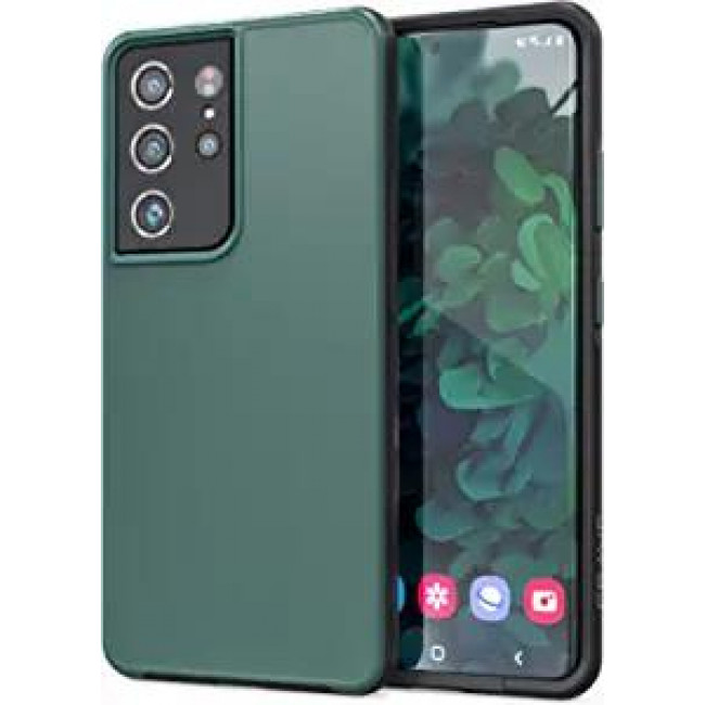 OEM Matt Θήκη Σιλικόνης για Samsung Galaxy S21 Κυπαρισσί