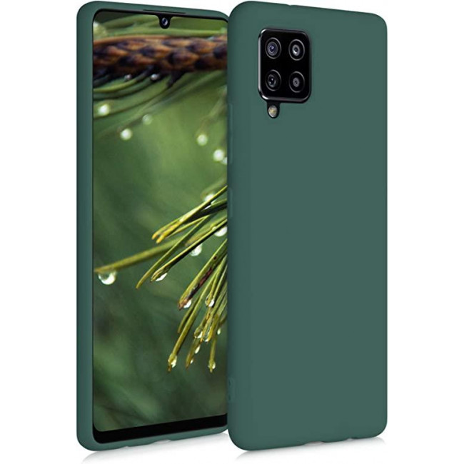 OEM Matt Θήκη Σιλικόνης για Samsung Galaxy A42 5G Κυπαρισσί