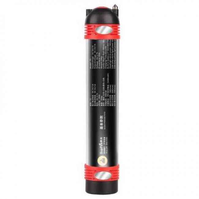 Superfire Camp Light, Rechargeable, LED, 277lm Black (T5)