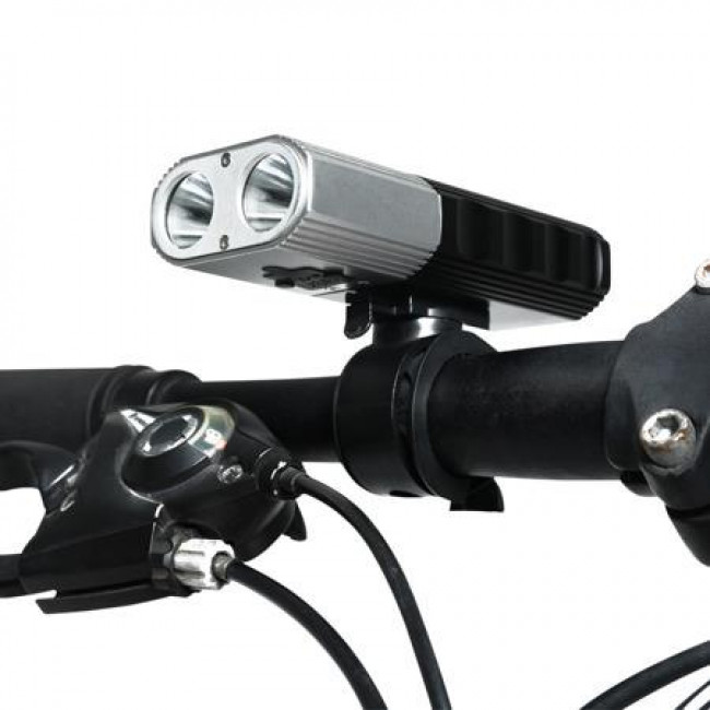 Superfire Bicycle Front Light, Rechargeable, LED, Waterproof IP64, 550lm, Silver/Black (BL06)