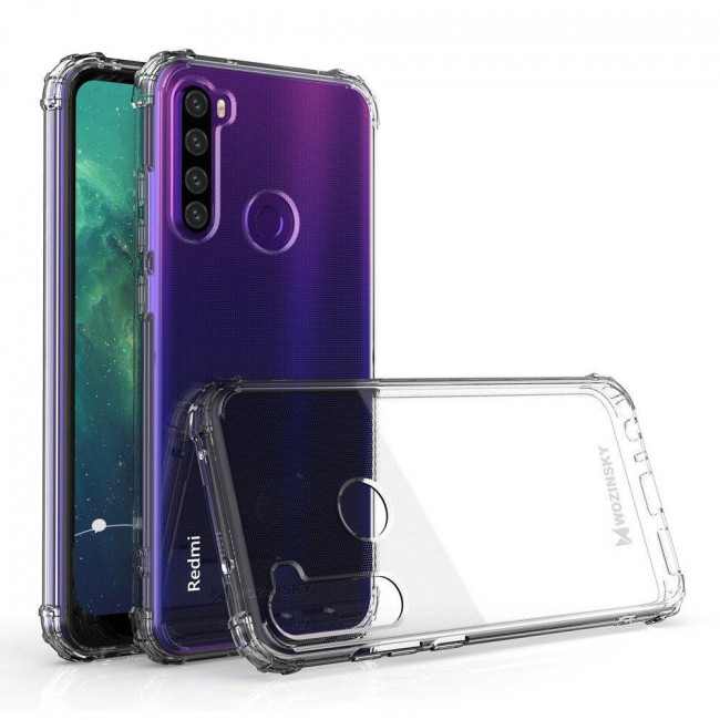 Wozinsky Anti Shock Ανθεκτική Θήκη για Xiaomi Redmi Note 8T Διάφανο
