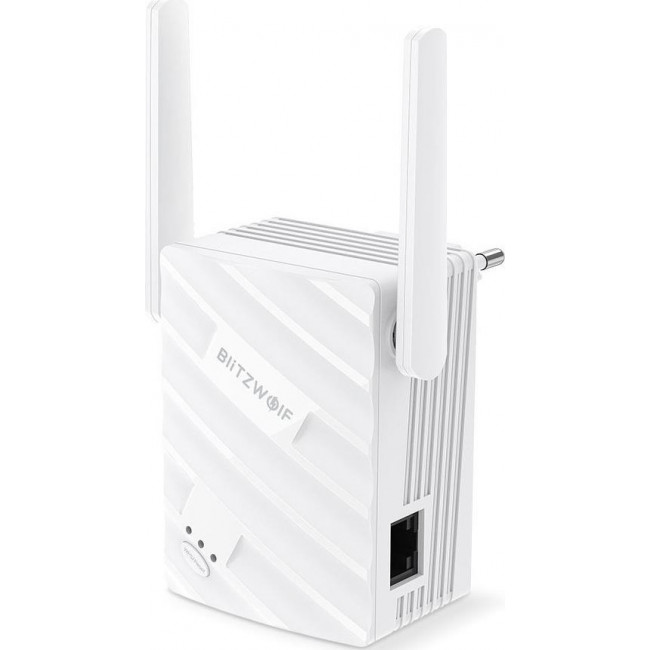 BlitzWolf Αναμεταδότης Σήματος Wi-Fi 2.4GHz / 5GHz Λευκό (BW-NET3)