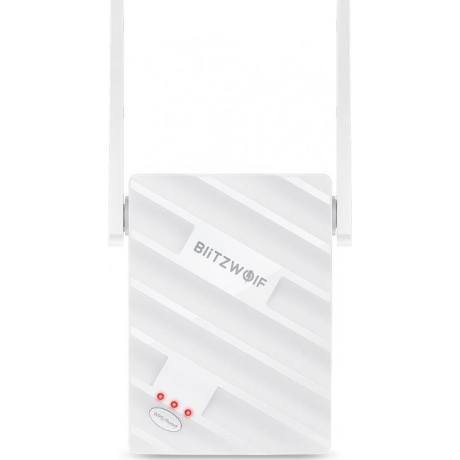 BlitzWolf Αναμεταδότης Σήματος Wi-Fi 2.4GHz / 5GHz Λευκό (BW-NET3)