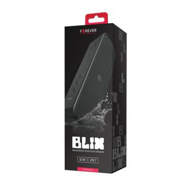 Forever BS-850 Blix Waterproof Bluetooth Speaker10W Black
