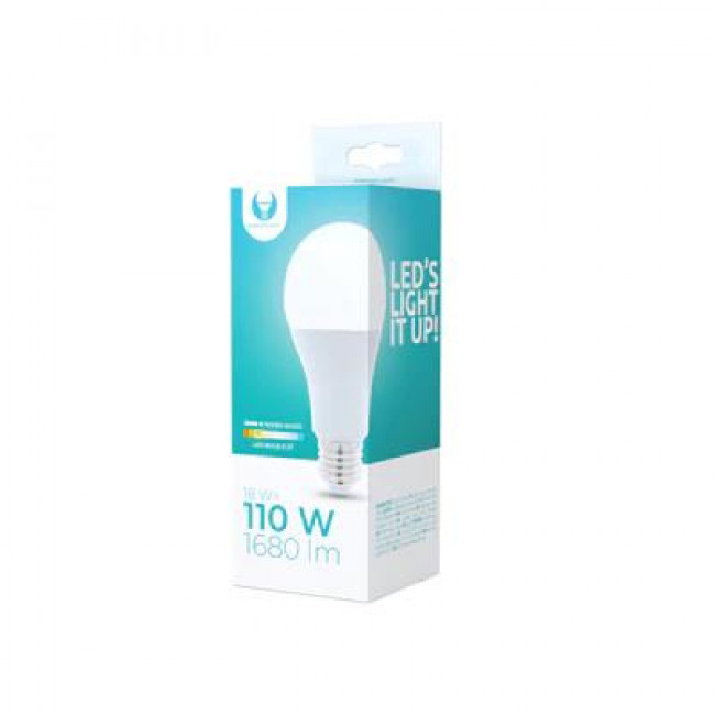 Forever Light Λάμπα LED για Ντουί E27 και Σχήμα A65 18W Θερμό Λευκό 3000K 1690lm (RTV003428)