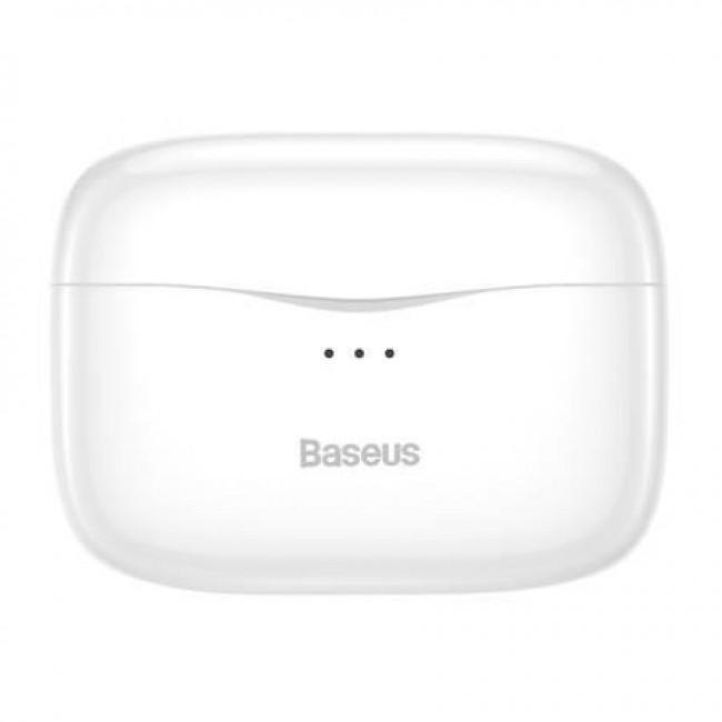 Baseus SIMU S2 Ασύρματα Ακουστικά με Active Noise Cancelation Λευκό (NGS2-02)