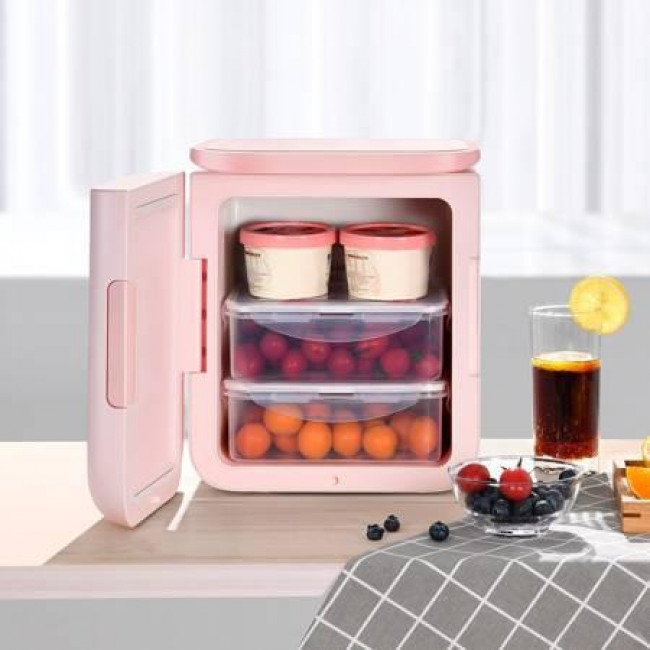 Baseus Igloo mini Fridge for Students Cooler & Warmer Pink (ACXBW-A04)