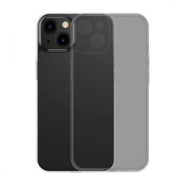 Baseus Frosted Glass Θήκη Προστασίας για iPhone 13 Μαύρο (ARWS000301)