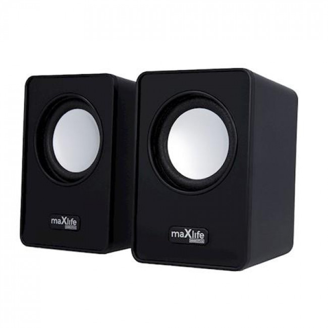 maXlife MXHS-01 Ηχεία για Υπολογιστή 2x 3W Μαύρο