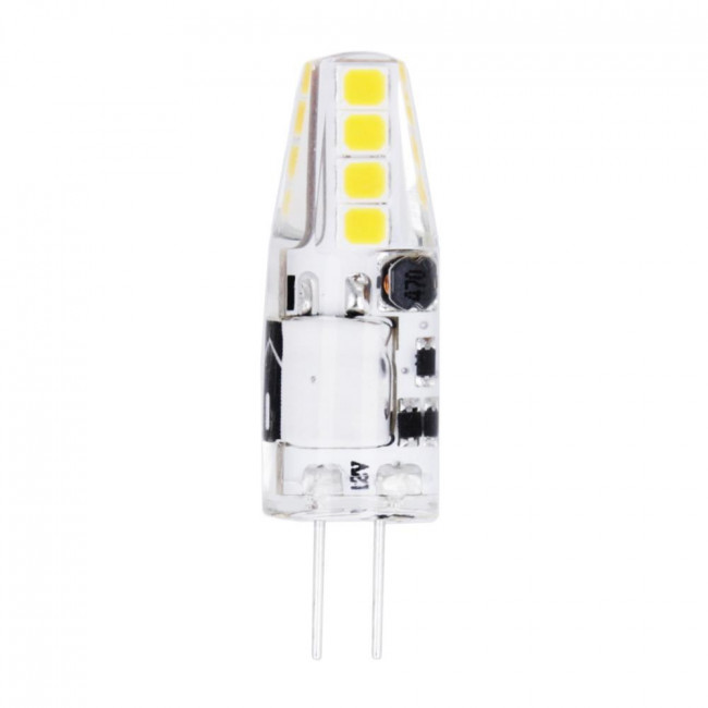 Forever Light Λάμπα LED Σιλικόνης για Ντουί G4 1.7W 12V Φυσικό Λευκό 4500K 170lm (RTV003663)
