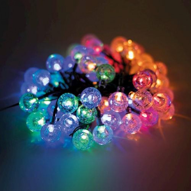 Forever Light LED Διακοσμητικό Φωτιστικό 5m IP20 με 30 LED Crystal Πολύχρωμα Λαμπάκια 230V (RTV100197)