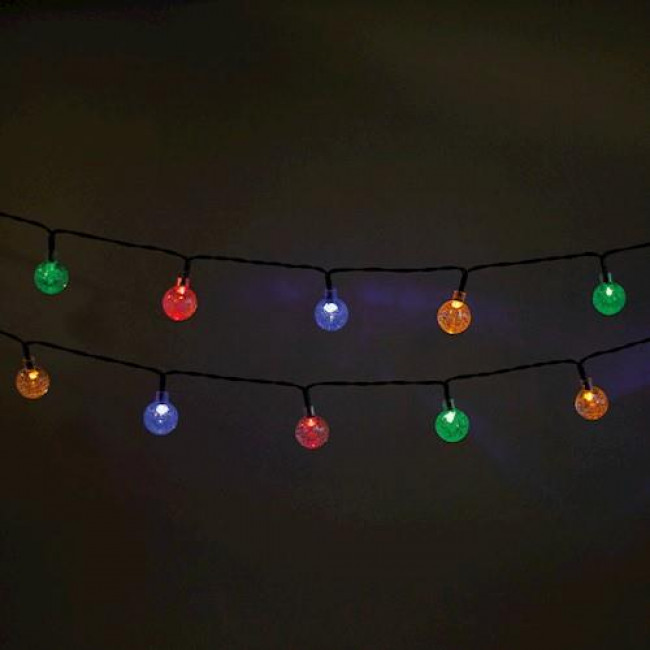 Forever Light LED Διακοσμητικό Φωτιστικό 5m IP20 με 30 LED Crystal Πολύχρωμα Λαμπάκια 230V (RTV100197)