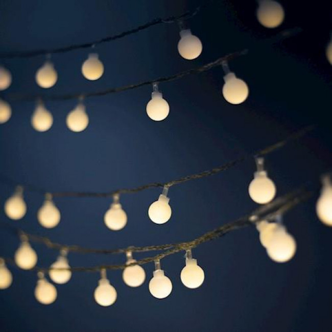 Forever Light LED Διακοσμητικό Φωτιστικό 10m IP20 με 100 LED Frosted Λαμπάκια σε Θερμό Λευκό 230V (RTV100184)