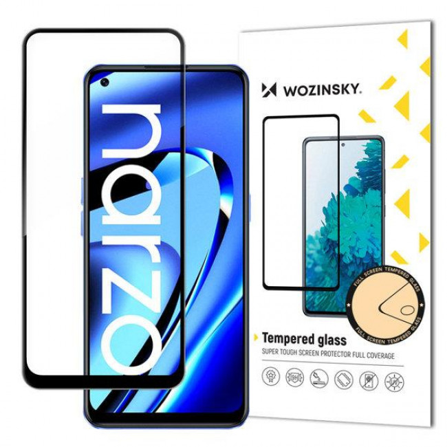 Wozinsky Full Glue Full Face Tempered Glass for (Oppo Realme Narzo 50A)