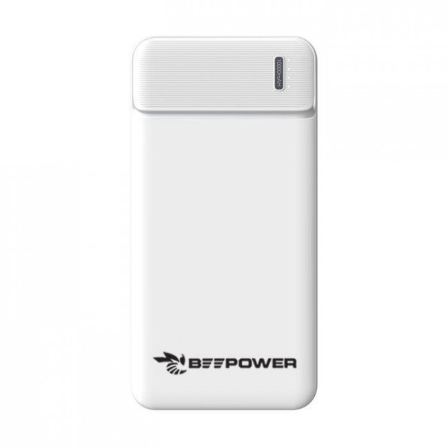BeePower BP-10 Power Bank 2x USB-A 2.1A 10000mAh White