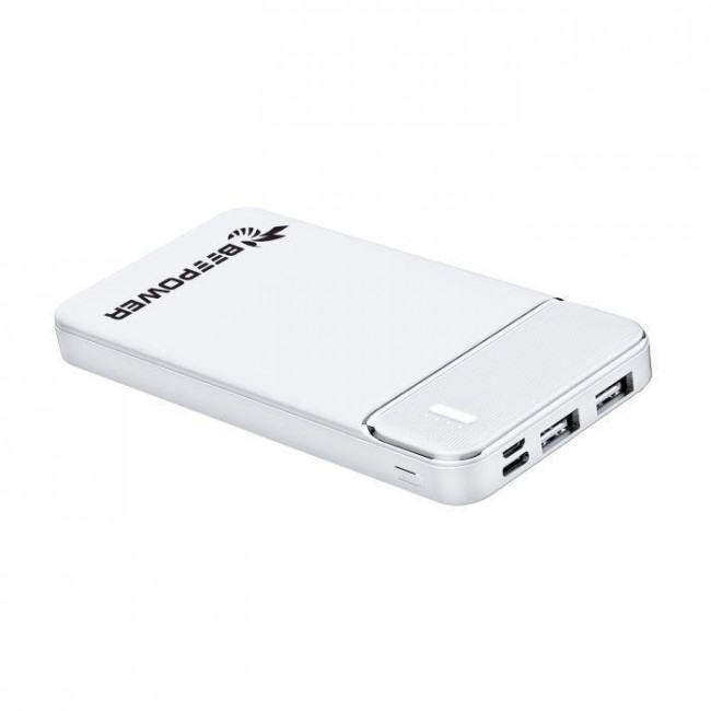 BeePower BP-10 Power Bank 2x USB-A 2.1A 10000mAh White