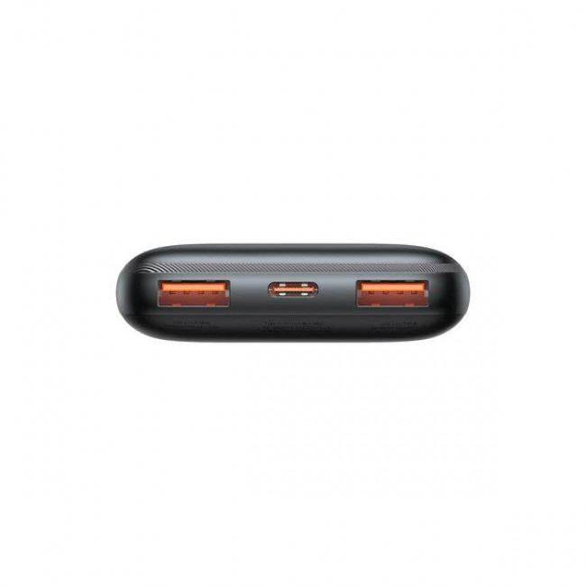 Baseus Bipow Pro 10000mAh 20W Powerbank with USB Type A - USB Type C 3A 0.3m Cable Black (PPBD040201)