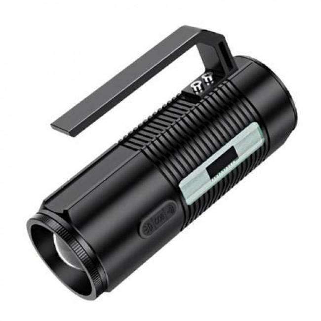 Superfire Flashlight, Rechargeable, Waterproof IP34, 800lm Black (GF03)