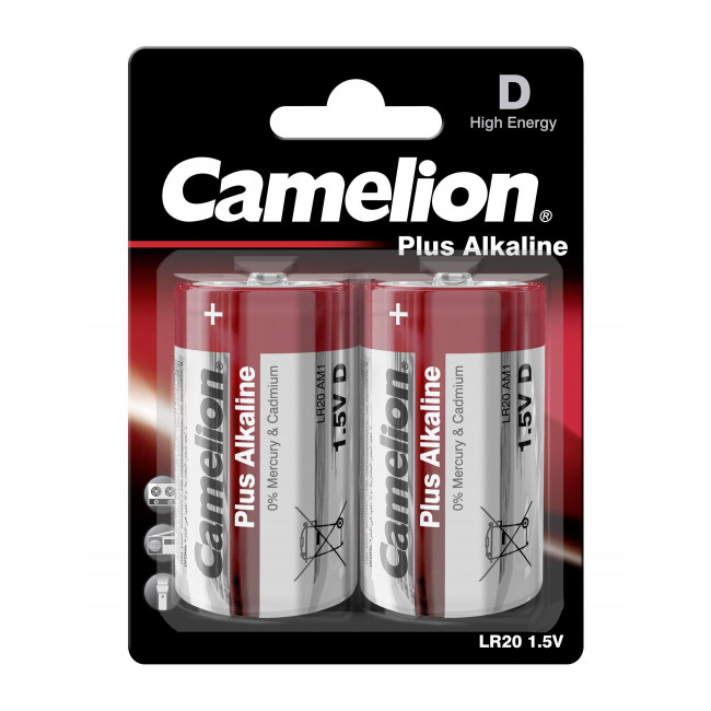 Camelion Plus Alkaline LR20 / D 2BL