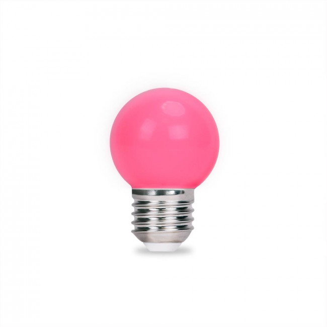 Forever Light Λάμπες LED για Ντουί E27 και Σχήμα G45 2W Ροζ 5lm 5τμχ (RTV100008)