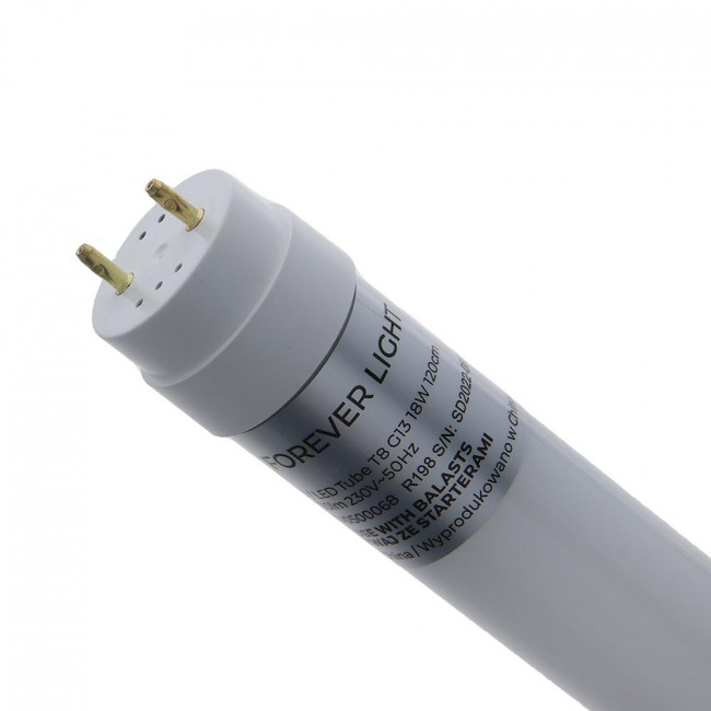 Forever Light Λάμπα LED Τύπου Φθορίου για Ντουί G13 και Σχήμα T8 18W 120cm Ψυχρό Λευκό 6500K 1560lm (RTV0500069)