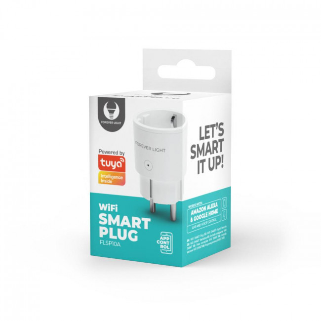 Forever Light FLSP10A Wi-Fi Smart Plug 10A Tuya