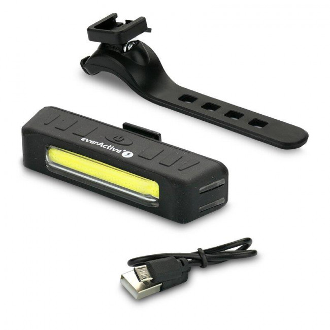 everActive LED Back Bicycle Light 2in1 White / Red, Rechargeable, 150lm - Black (BL-150R)