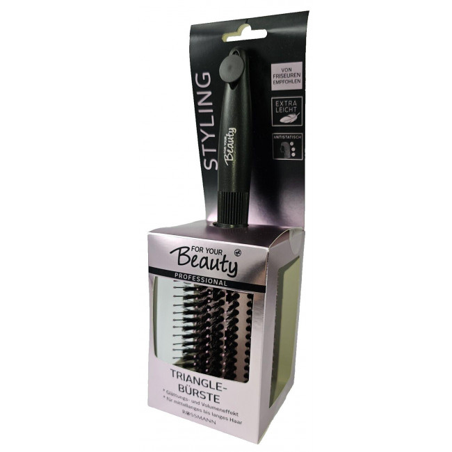 Rossmann For Your Beauty Επαγγελματική Τριγωνική Βούρτσα Μαλλιών
