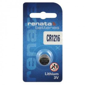 Renata Μπαταρία Λιθίου Ρολογίων CR1216 3V 1τμχ
