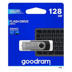 GoodRam UTS2 128GB USB 2.0 Μαύρο (UTS2-1280K0R11)