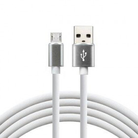 everActive Καλώδιο USB - micro USB 2.4A 1m Λευκό (CBS-1MW)
